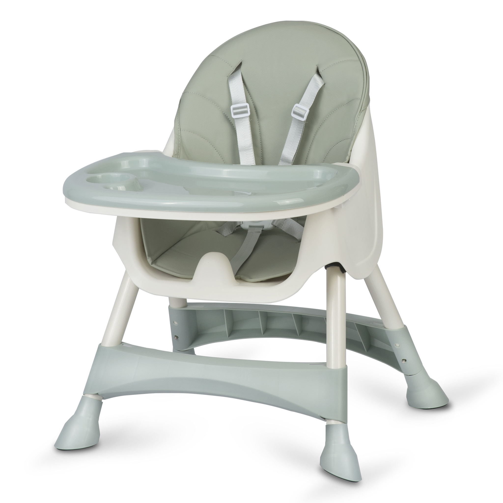 Kinderstoel met tafel & mand verstelbaar – Groen
