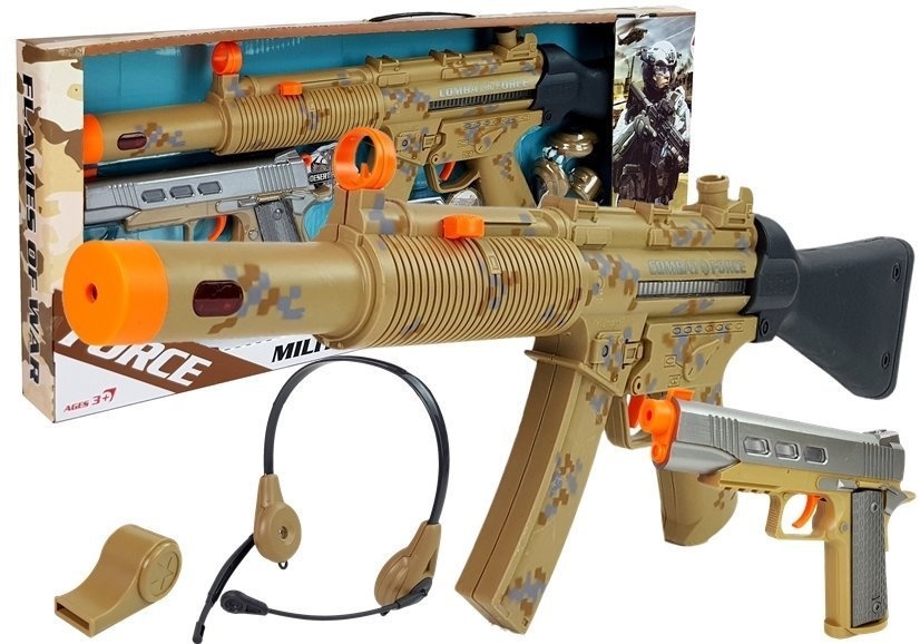 Speelgoed wapenset militair – 2 pistolen