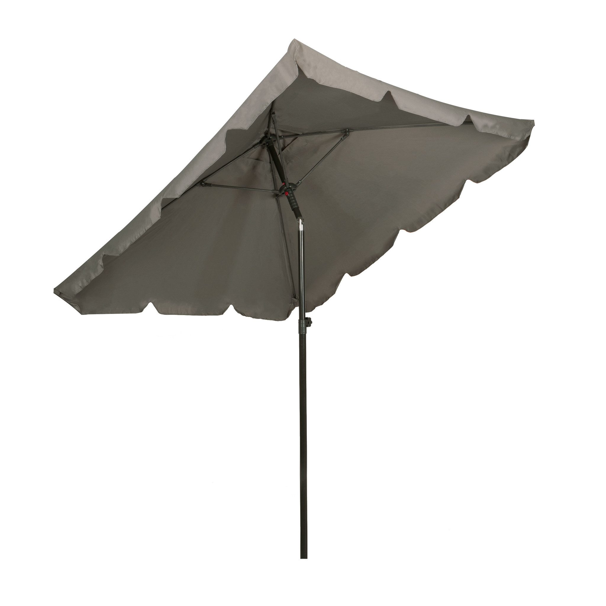 Parasol 200 x 200 cm grijs - kantelbaar