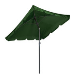 Parasol 200 x 200 cm groen - kantelbaar