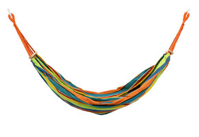 Hangmat 2 persoons - 185 x 150 cm - groen/oranje