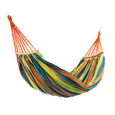 Hangmat 2 persoons - 185 x 150 cm - groen/oranje