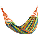 Hangmat 2 persoons - 185 x 150 cm - groen/oranje
