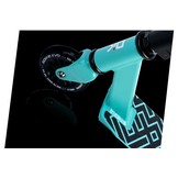 Stuntstep 360 graden stuur – Zigzag patroon licht blauw