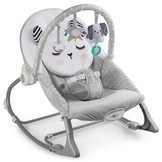 Wipstoeltje met vibratiesysteem Grijs + speelband – 70 x 48 cm