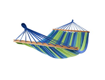 Hangmat 2 persoons XL 220 x 160 cm – Dwarsbalk – Blauw & Groen