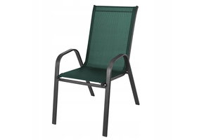 Tuinstoel terrasstoel 46 x 65 x 89 – Groene zitting