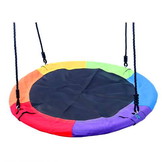 Nestschommel 100 cm Regenboog met vlaggen – Ooievaarsnest