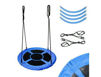 Nestschommel 100 cm ooievaarsnest – Tot 150 kg Blauw