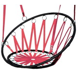 Hangstoel ooievaarsnest 56 cm Rood – Tot 100 kg