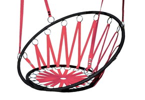 Hangstoel ooievaarsnest 56 cm Rood – Tot 100 kg