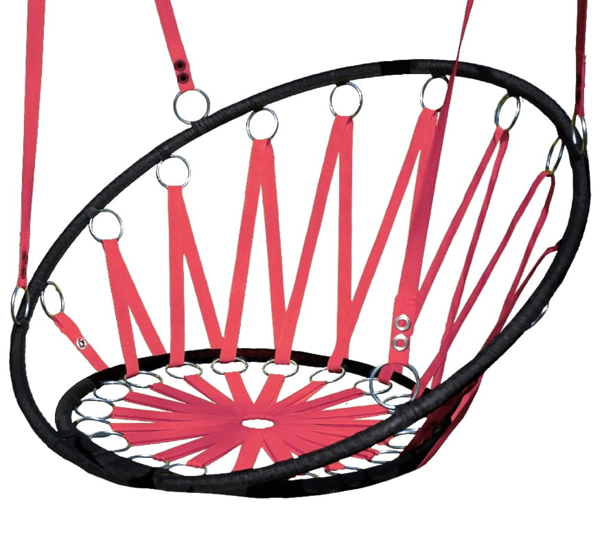 Hangstoel ooievaarsnest 56 cm Rood – Tot 100 kg