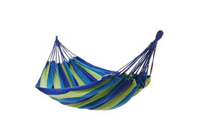 Hangmat 2 persoons XL – 220 x 160 cm – Blauwe touwen