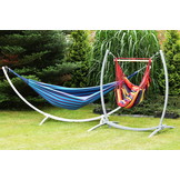 Standaard voor hangmat + hangstoel Grijs - Tot 220 kg - Hangmatframe