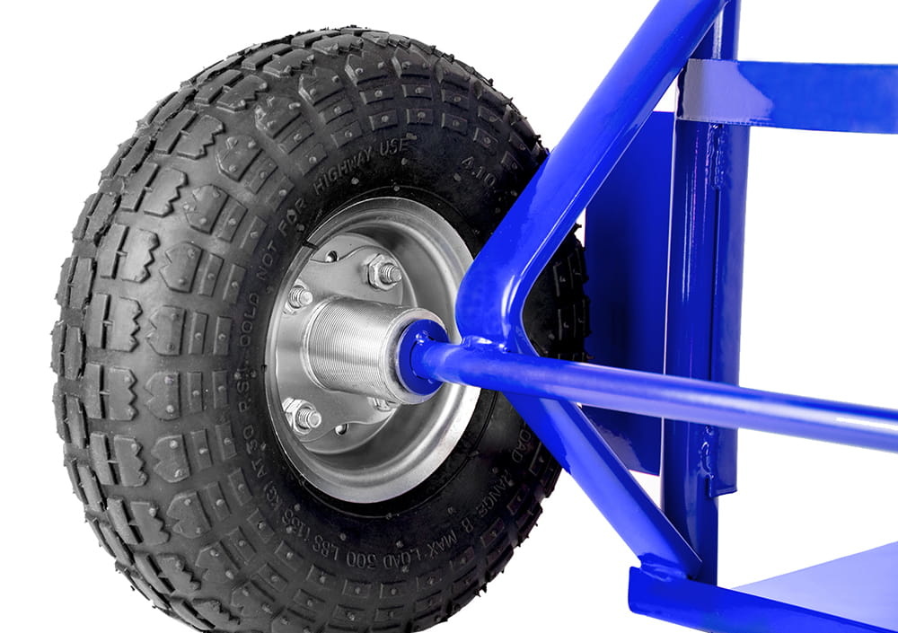 Steekwagen universeel – 250 kg – Blauw – 36 x 21,5 cm draagvlak