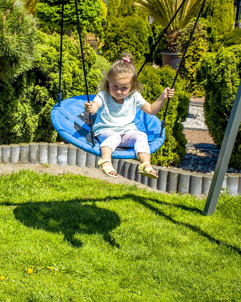 Nestschommel 65 cm ooievaarsnest – Blauw – Tot 150 kg