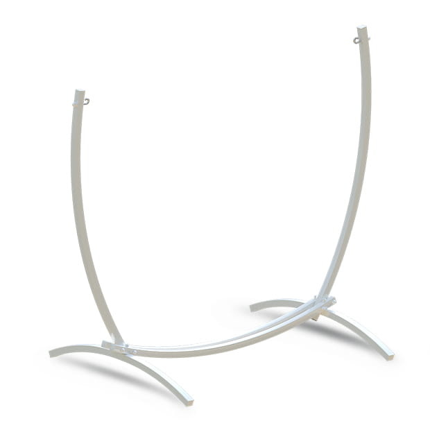 Standaard voor hangmat & hangstoel 2in1 opvouwbaar – Wit frame
