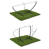 Standaard voor hangmat & hangstoel 2in1 opvouwbaar – Grafiet