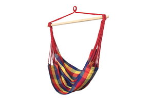 Hangmat schommelstoel 100 x 100 cm – Rode touwen