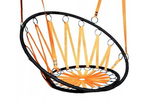 Hangstoel ooievaarsnest 56 cm Oranje – Tot 100 kg