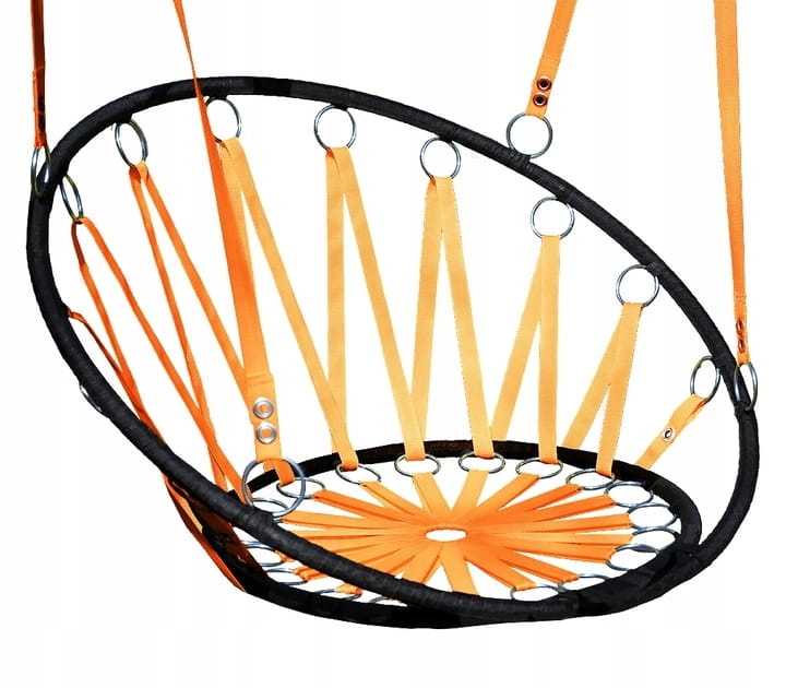 Hangstoel ooievaarsnest 56 cm Oranje – Tot 100 kg