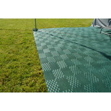 Tenttapijt camping vloerkleed 2,5 x 60 cm – Groen Kunststof