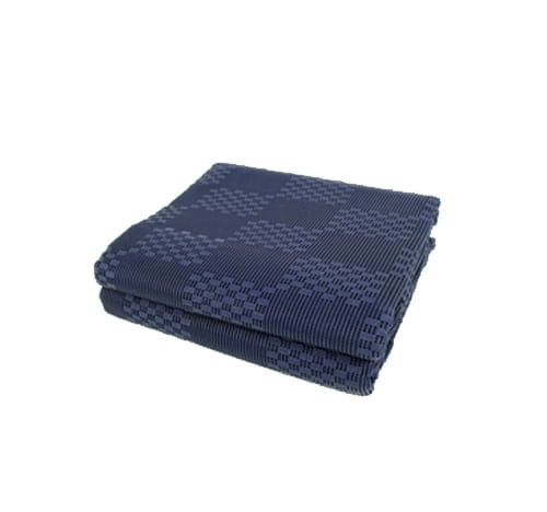 Tenttapijt camping vloerkleed 2,5 x 60 cm – Kunststof Marineblauw