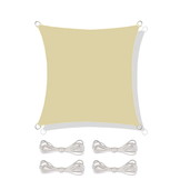 Schaduwdoek vierkant 3,6 x 3,6 m – Beige – Zonwering zeil
