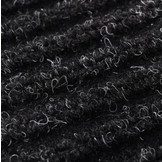 Deurmat 150 x 90 cm – Absorberend – Zwart geribbeld