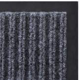 Deurmat Absorberend – 150 x 90 cm – Grijs geribbeld