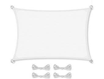 Schaduwdoek 3 x 4 m rechthoek – Wit – Zonwering zeil