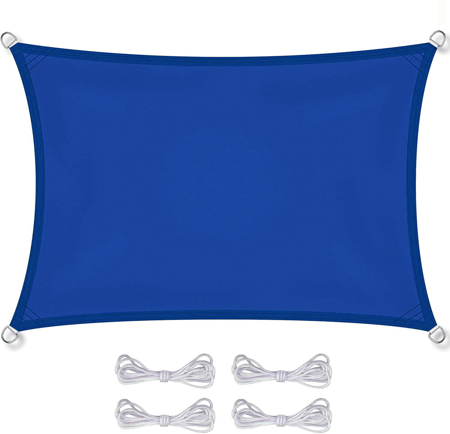 Schaduwdoek rechthoek 3 x 5 m Donker blauw – Zonwering zeil