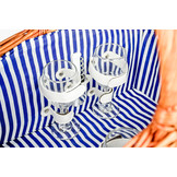 Rieten picknickmand XL 4-persoons + servies & thermotas