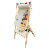 Schoolbord krijtbord dubbelzijdig – Magnetisch – Met accessoires