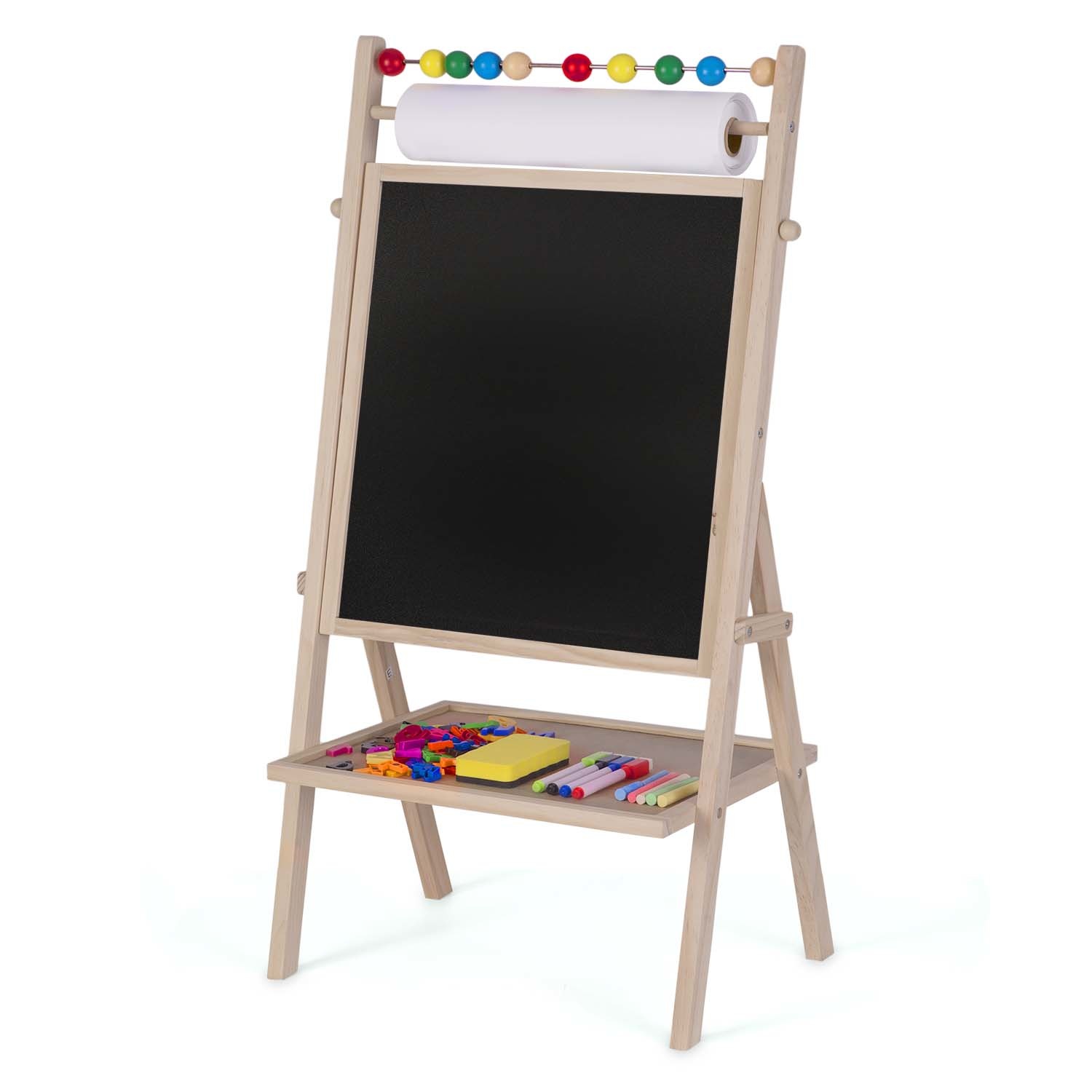Dubbel schrijfbord met tekenpapier + accessoires
