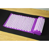 Massagemat met acupressuur + Kussen + roller – Yogamat – Paars