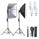 Softbox 50 x 70 cm + 4 lampen – Incl verstelbaar statief