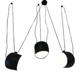 Hanglamp 3 lampen – Zwart – 3x 15 cm - Inclusief Montageset