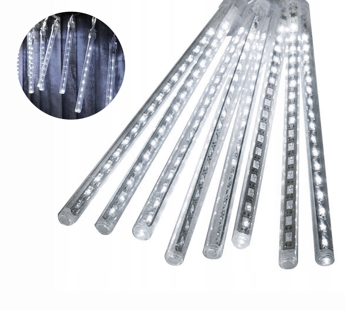 LED lichtsnoer 2 m – Bewegende ijspegels – Veelkleurig