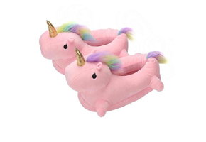 Eenhoorn pantoffels Roze – Sloffen One Size Maat 36 – 41