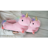 Eenhoorn pantoffels Roze – Sloffen One Size Maat 36 – 41