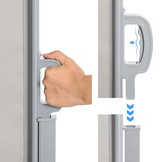 Tuinscherm privacyscherm uittrekbaar – 300 x 200 cm – Donkergrijs
