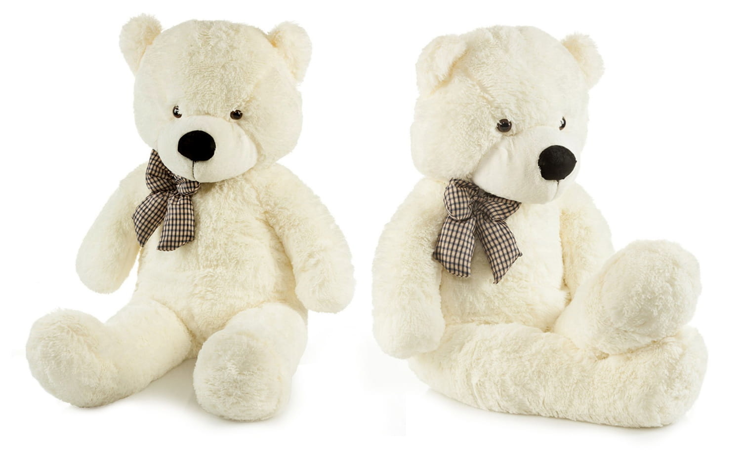 Knuffelbeer XXL 220 cm – Wit – Reuze teddy