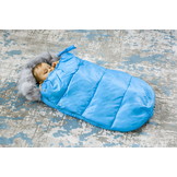 Slaapzak voor kinderwagen & reiswieg – Blauw – 105 x 52 cm