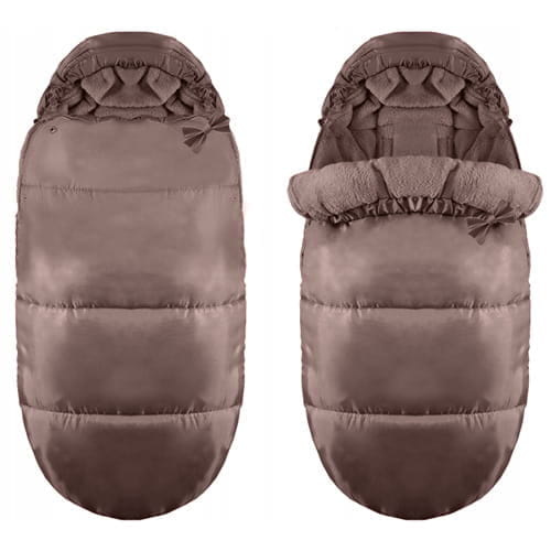 Kinderwagen slaapzak XL – Warm bruin – Waterdicht