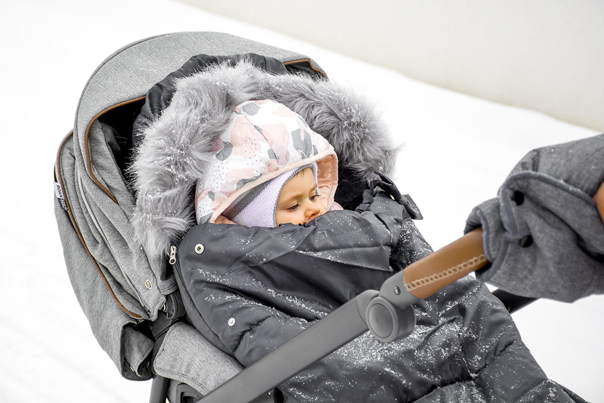 Kinderwagen slaapzak XL – Warm bruin – Waterdicht