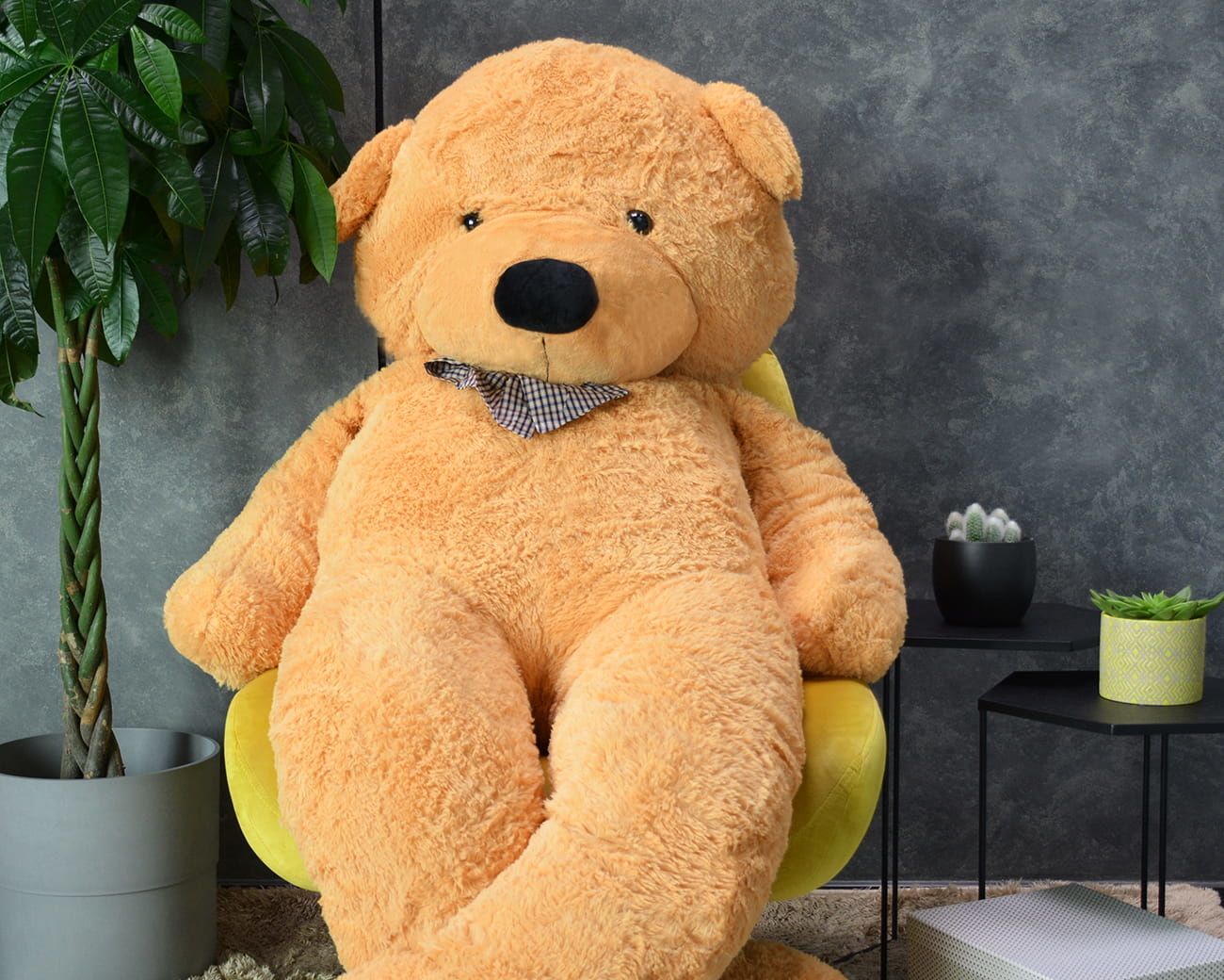 Knuffelbeer XXL 220 cm – Licht bruin