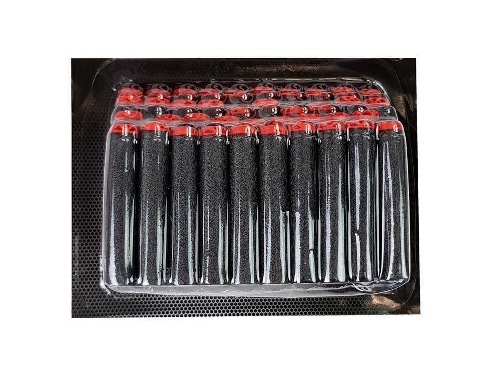Speelgoed geweer - Soft bullet gun 59 cm + 80 foam kogels - Rood
