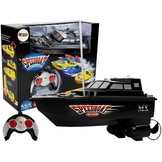 Bestuurbare boot 27 Mhz - 23 cm - zwart - RC speedboot