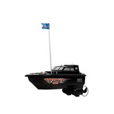 Bestuurbare boot 27 Mhz - 23 cm - zwart - RC speedboot